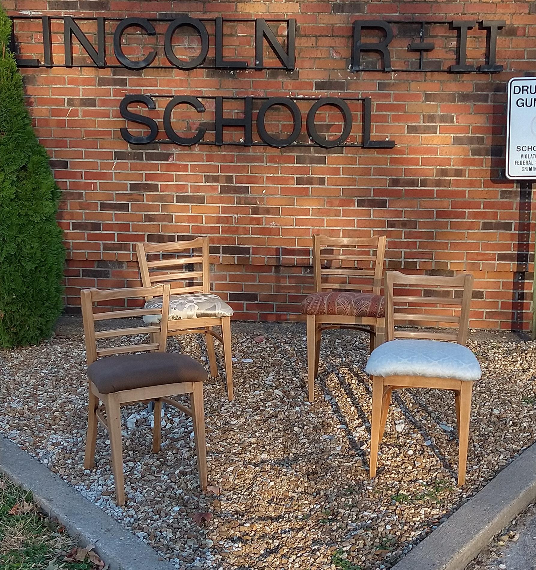 Chairs to be auctioned