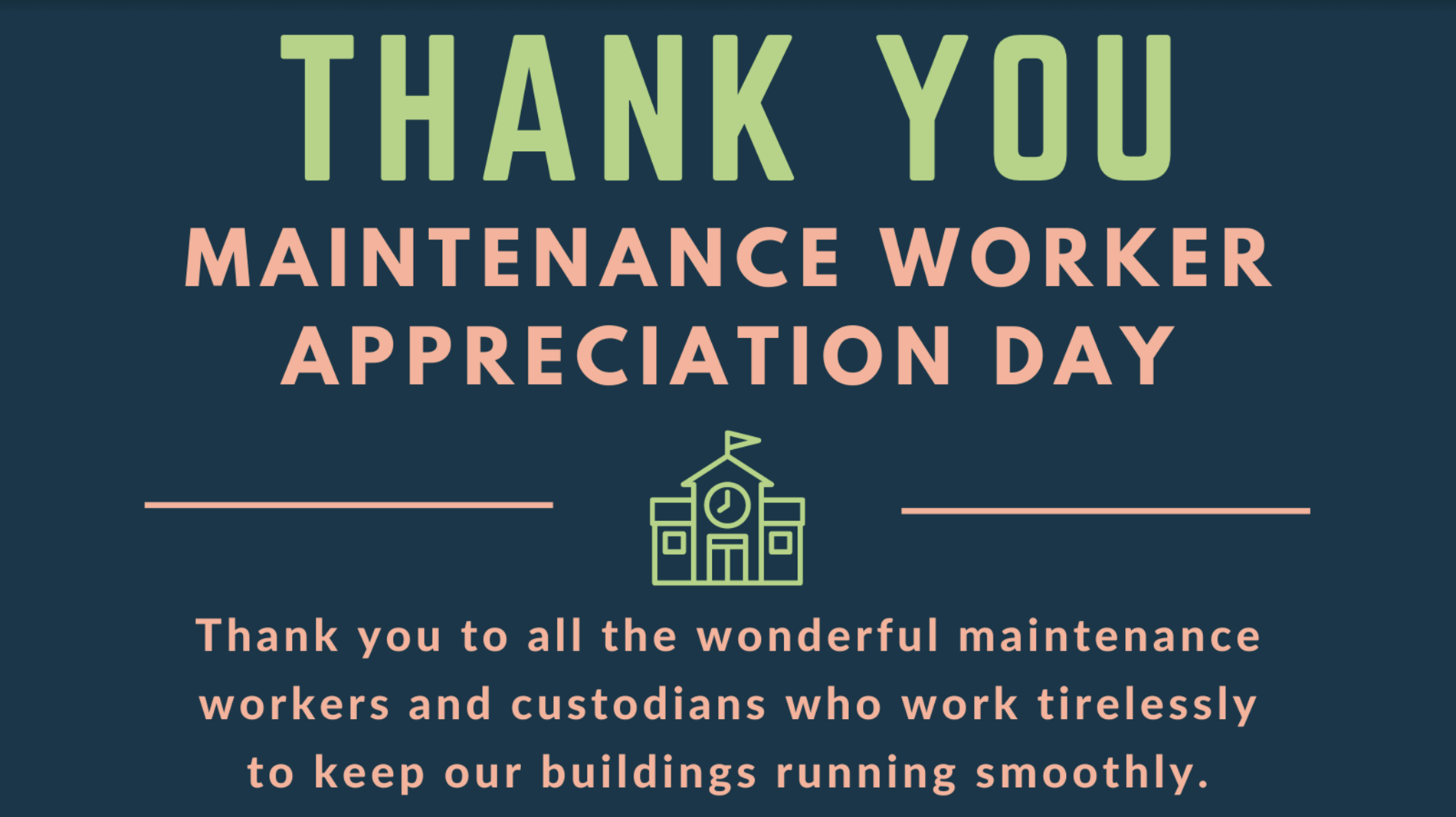 Maintenance Workers Appreciation Day