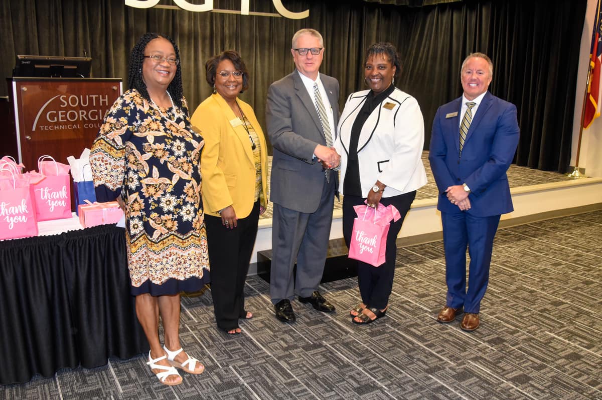 Natacha Merritt pictured with CF-RESA Executive Director
