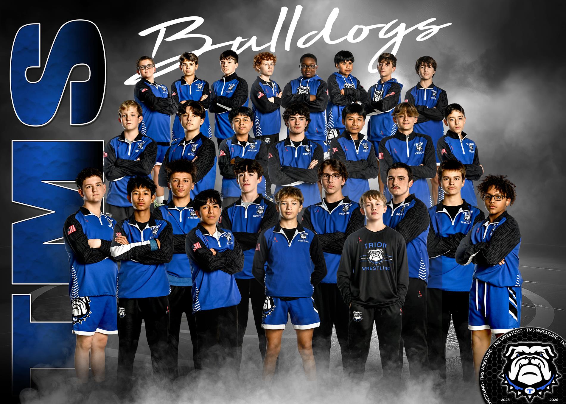 2025 TMS Wrestling Team Photo