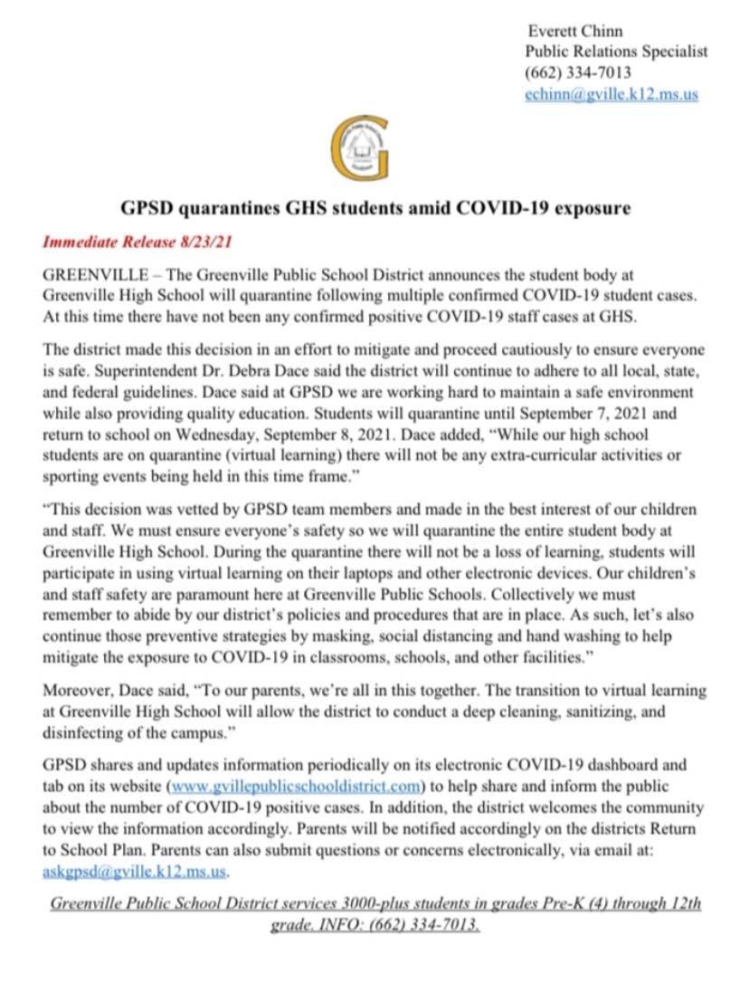GHs press release 8-23-21