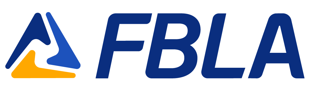 blue and gold fbla logo