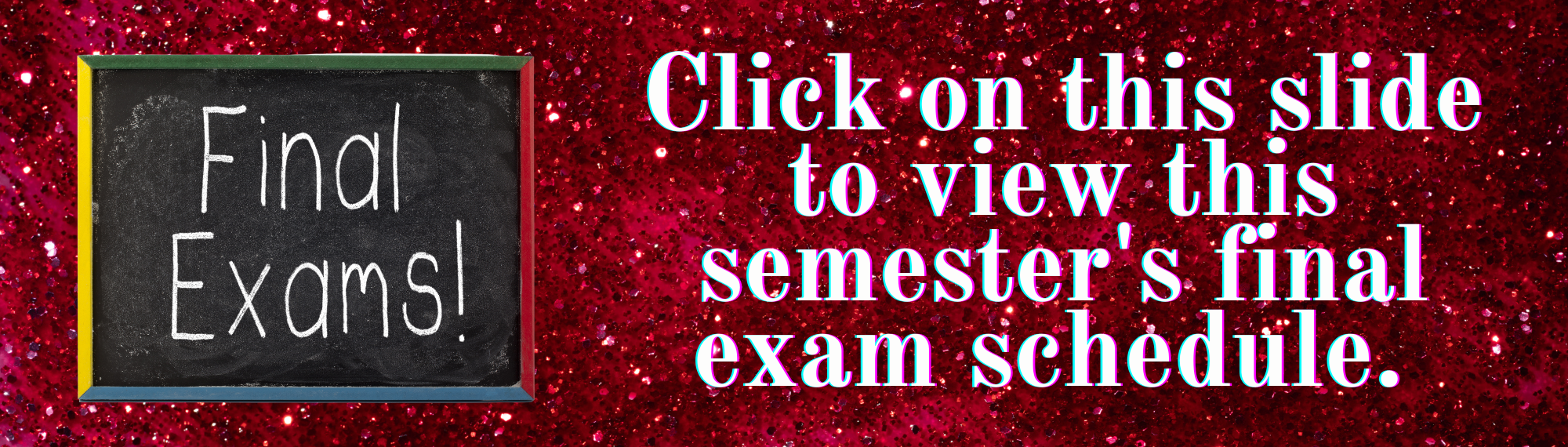 Final Exam Bell Schedule Fall 2025