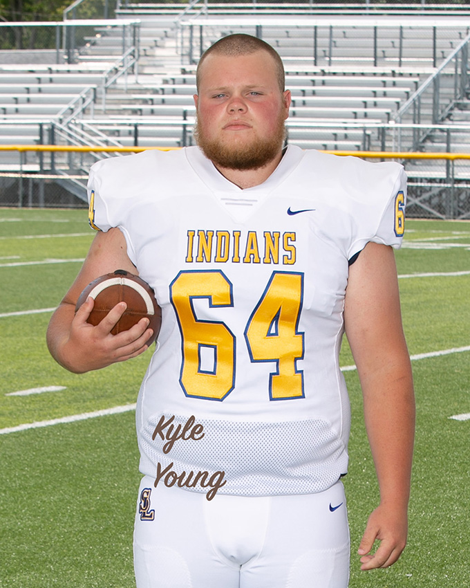 senior Kyle Young