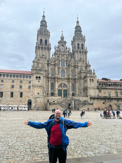 Father Kevin McManaman during his Camino!