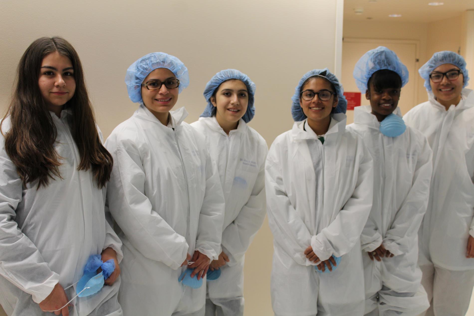 Health Career Students in medical suits