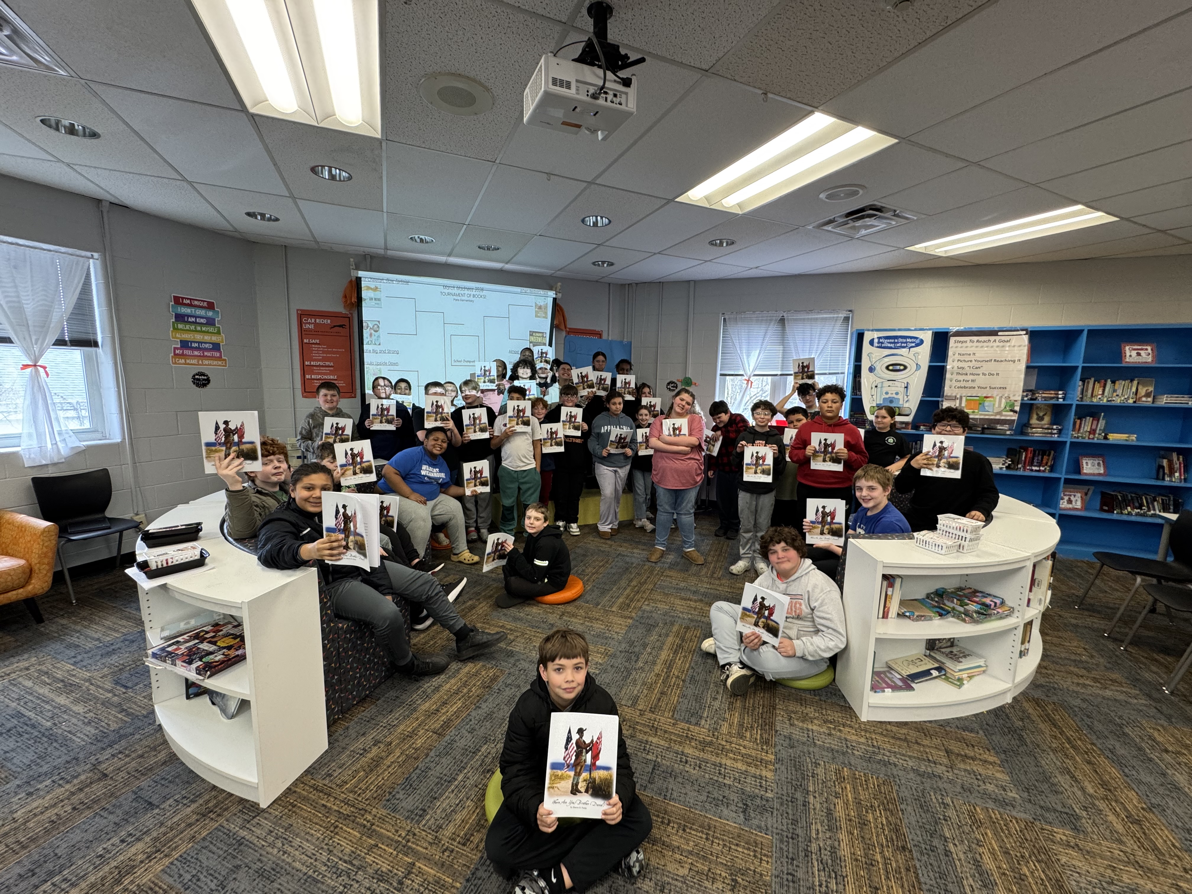 Class with Book Donations