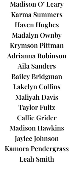 cheer roster