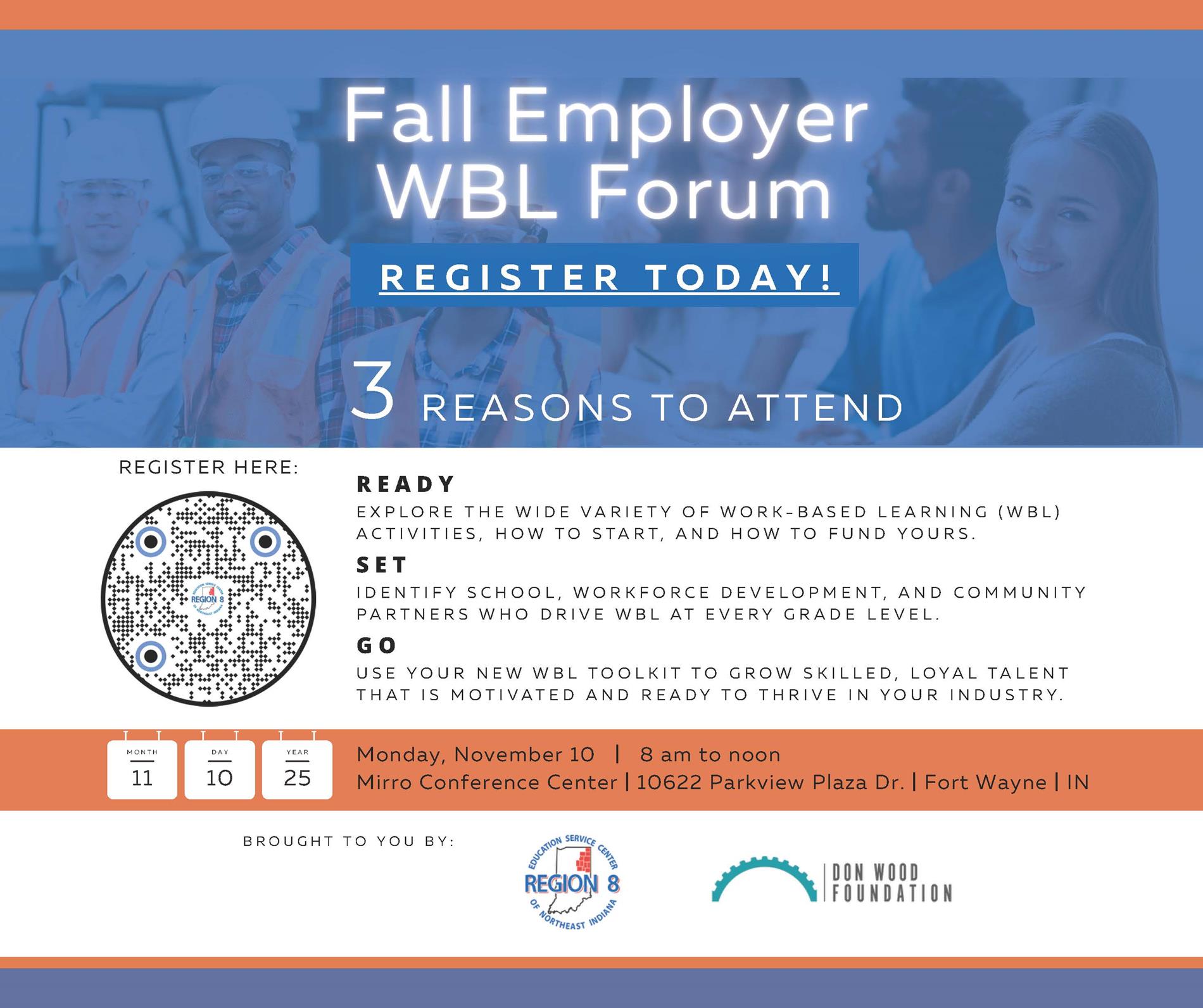 Fall Employer Work-Based Learning Forum