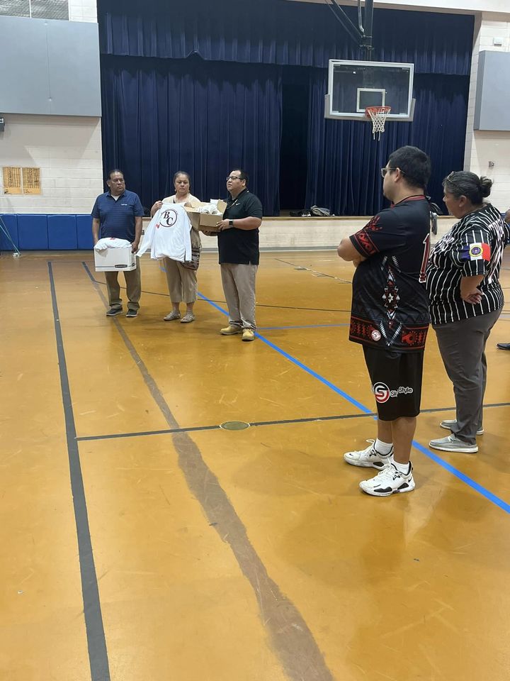 Oct 2023 BC Tribal Council came and spoke to our BC basketball teams
