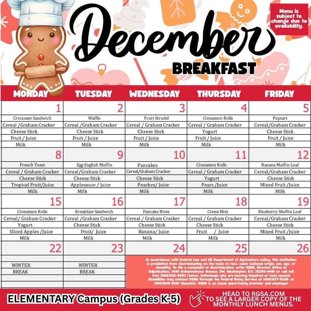 elementary breakfast