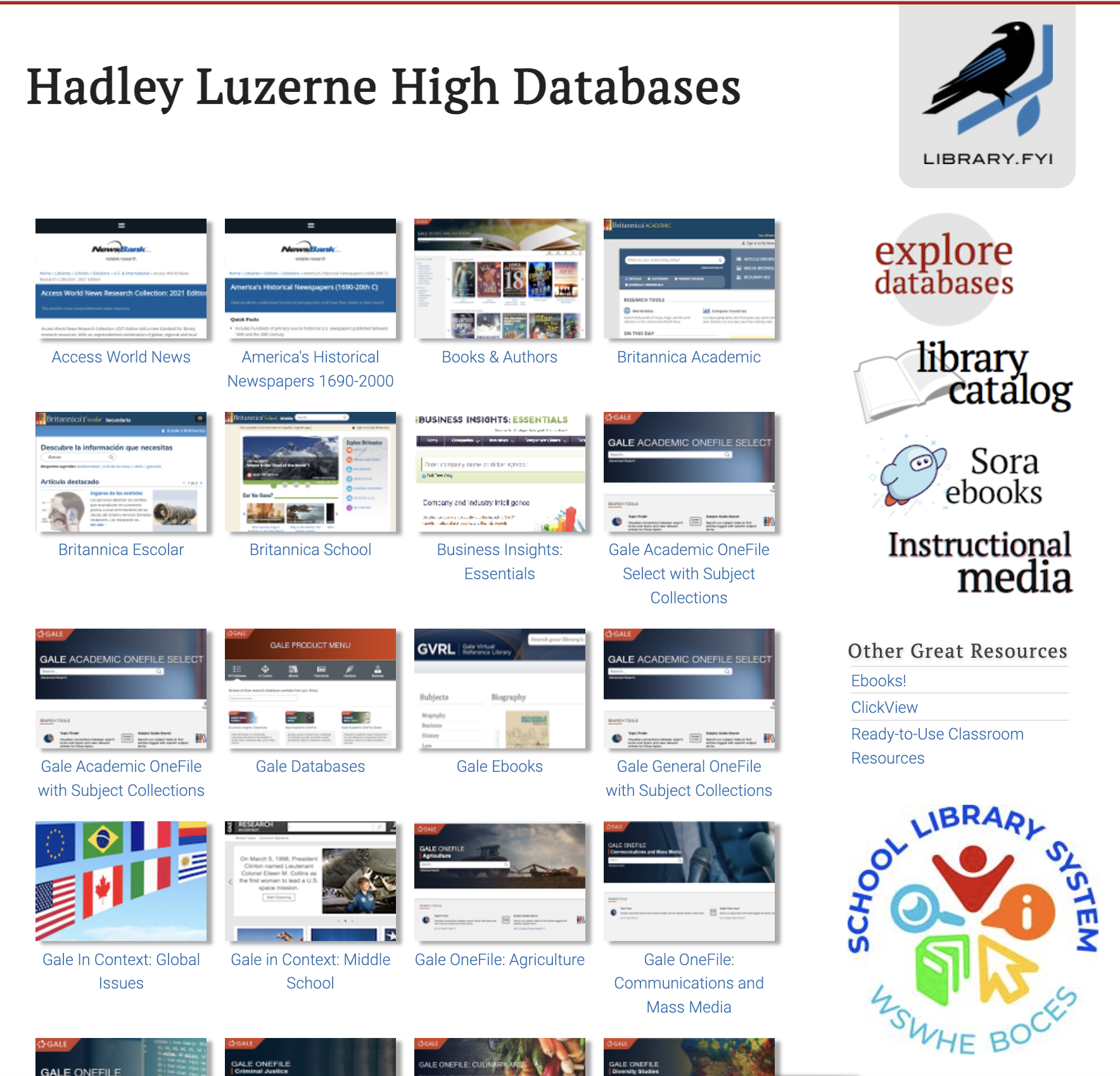 HS Library Catalog