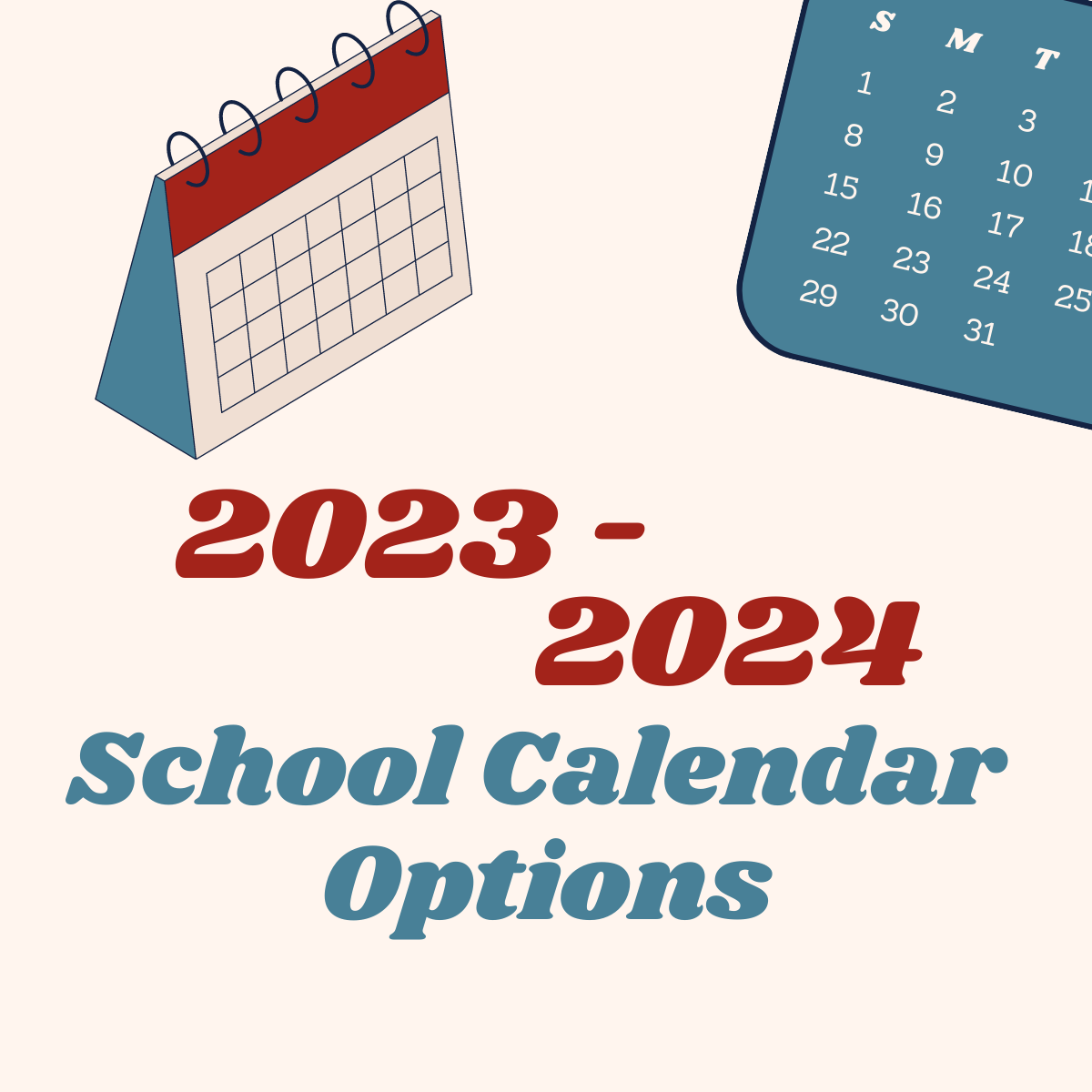 2023-2024 Calendar options