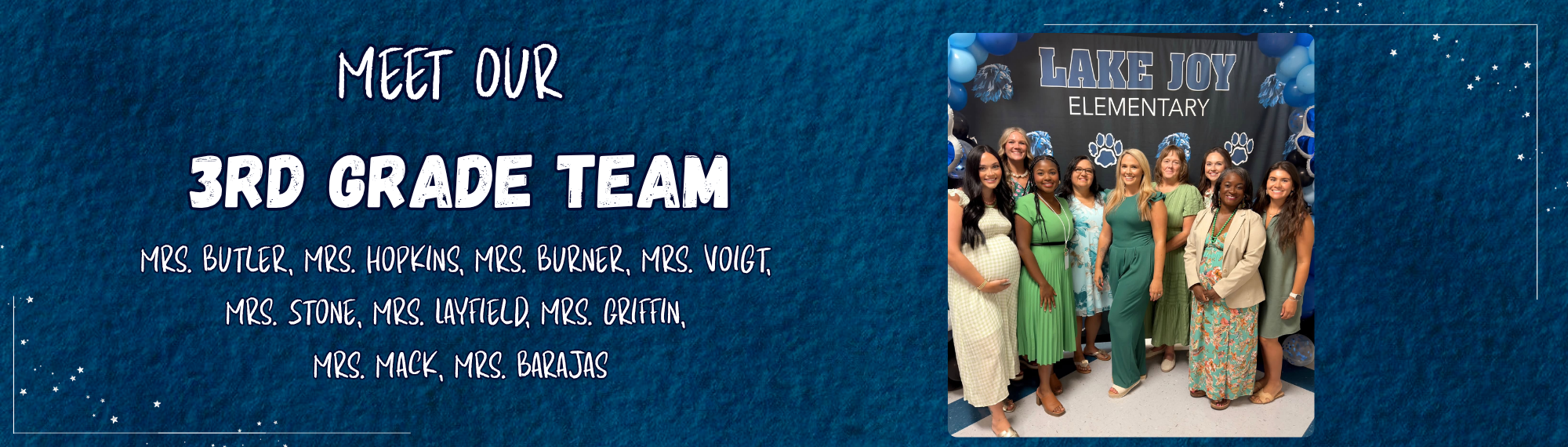 Meet our 3rd grade team