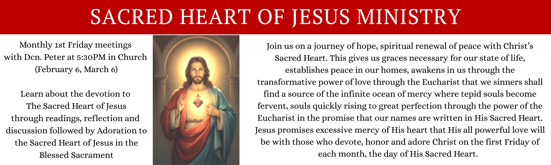 Sacred Heart of Jesus Ministry