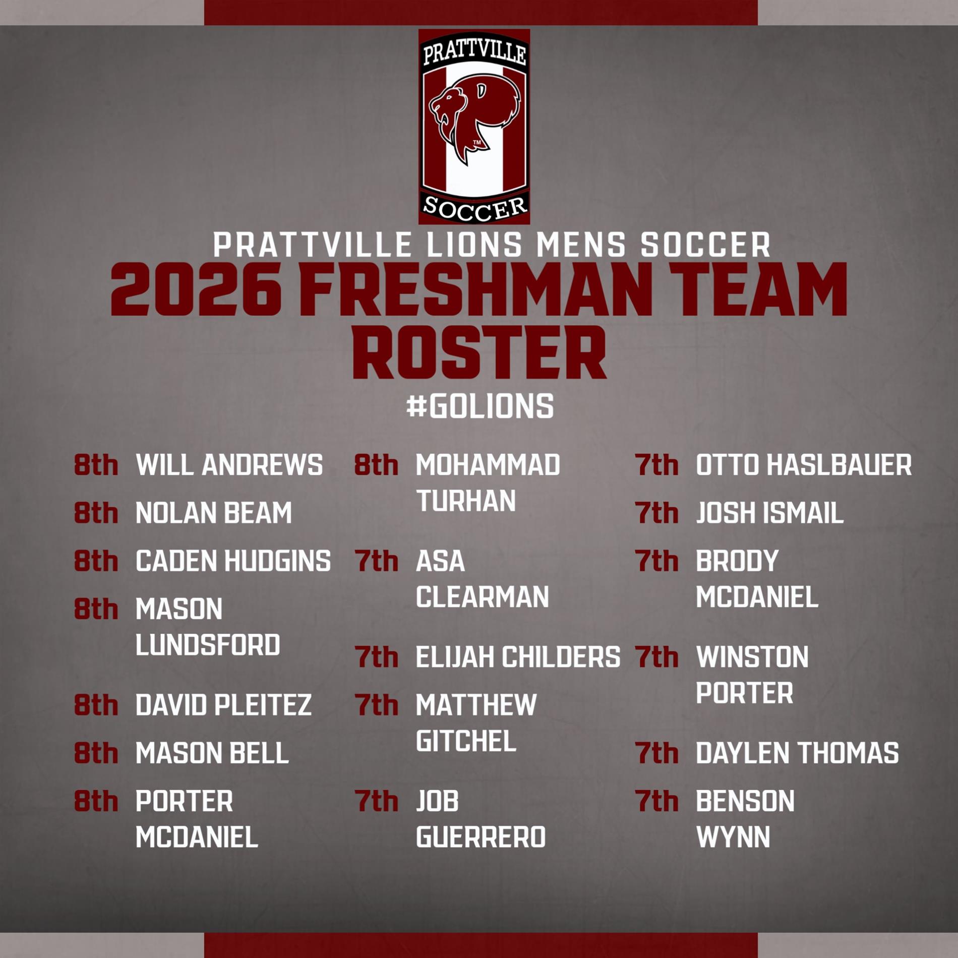 soccer roster