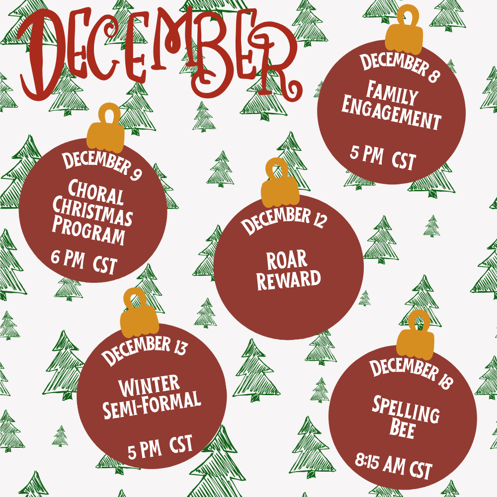 December Reminders