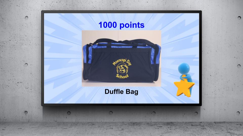 1000 points- Duffle Bag