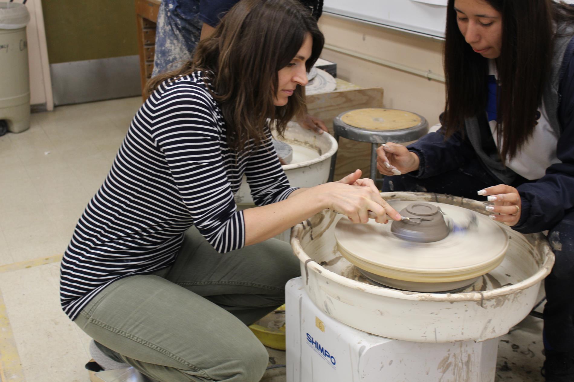 Ceramics class