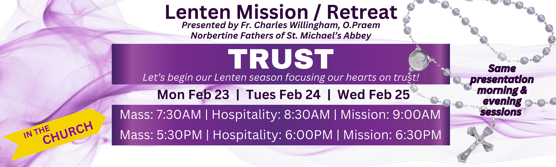 Lenten Mission Feb 23-25
