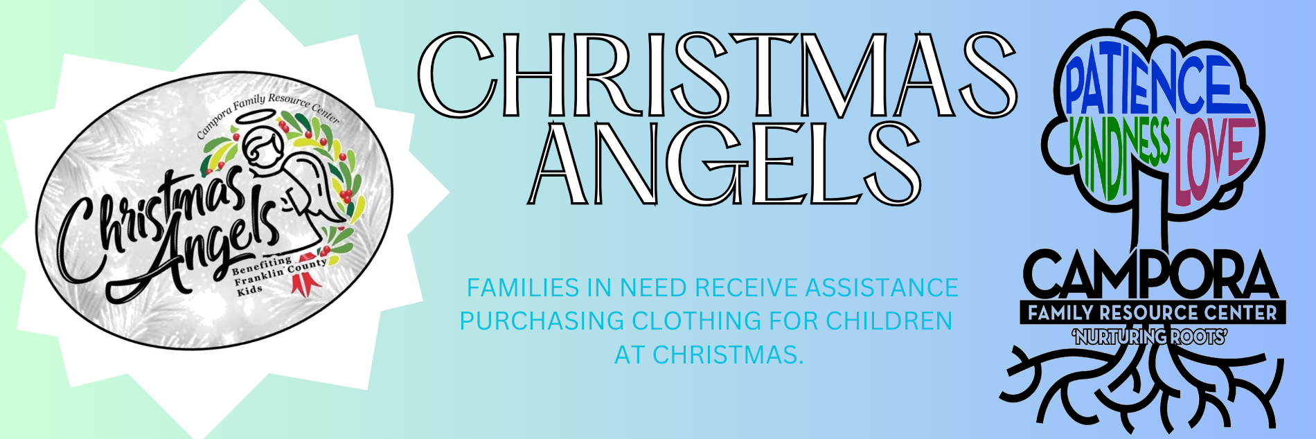 Christmas Angel webpage header