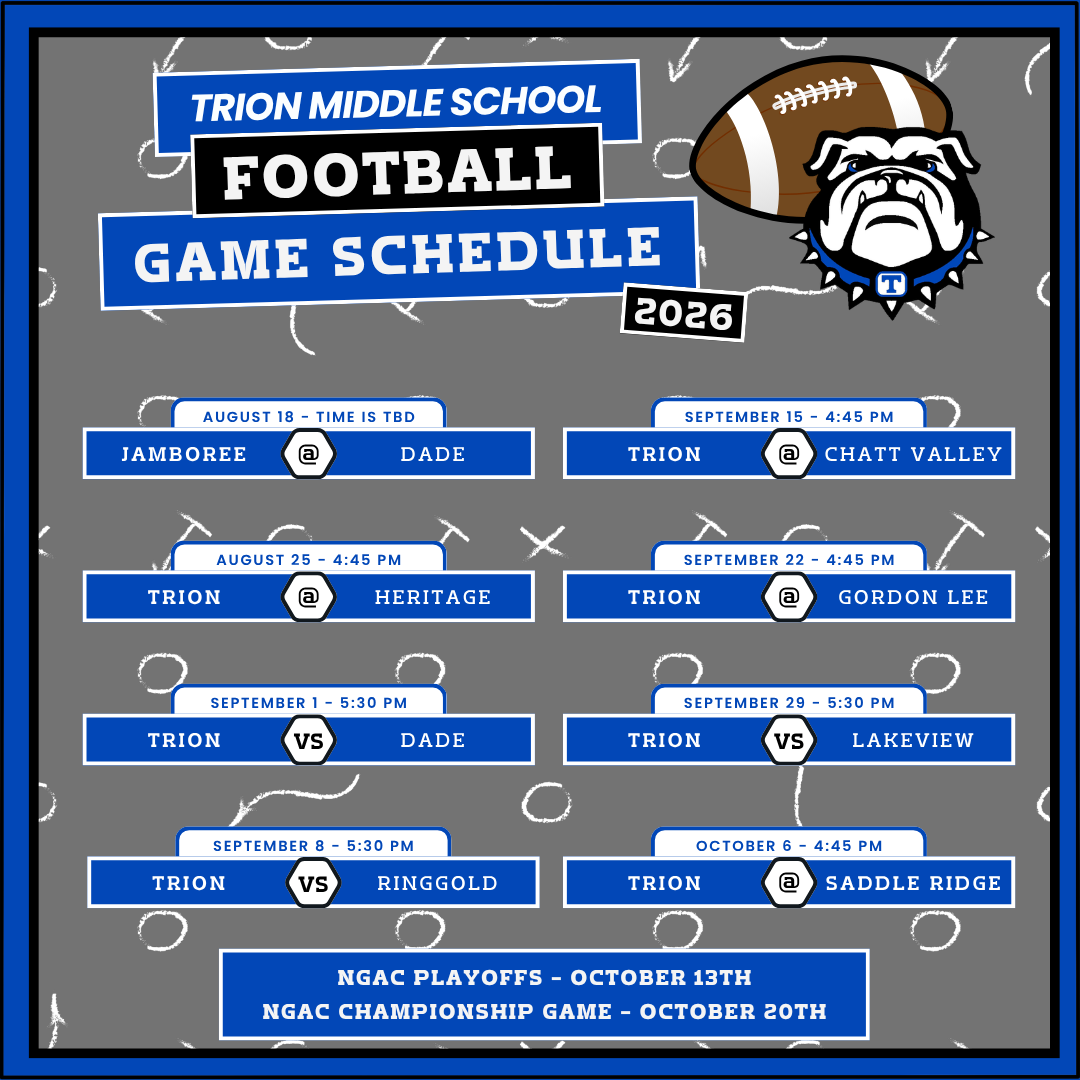 2026 TMS Football Schedule