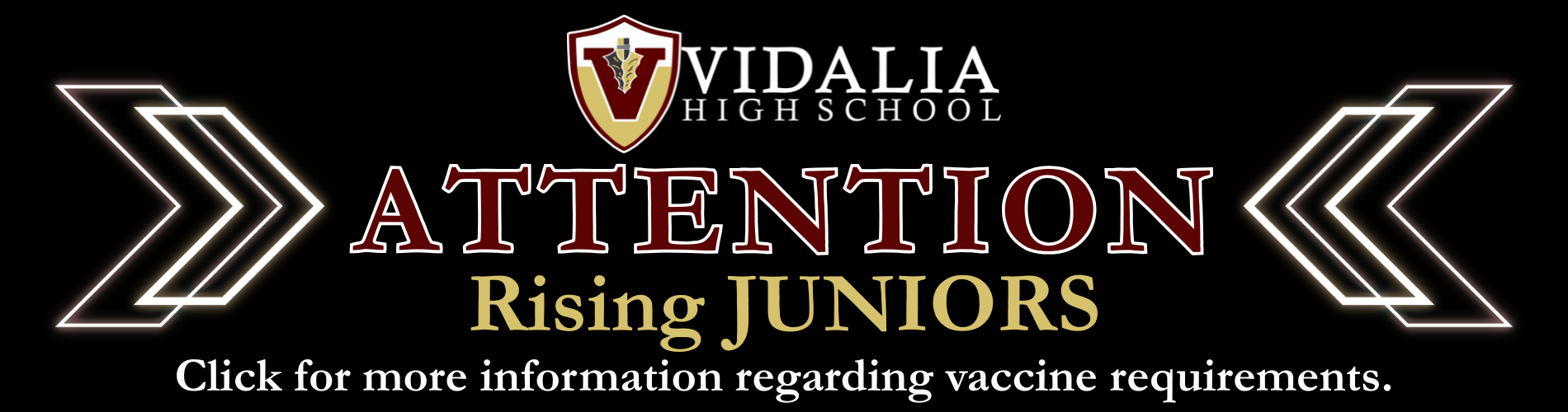 Vaccine Requirements for Rising Juniors