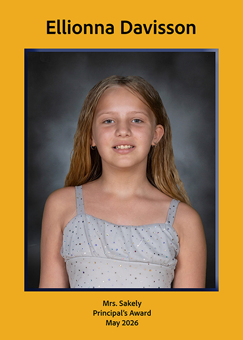 3A Principal's Award 2025-2026