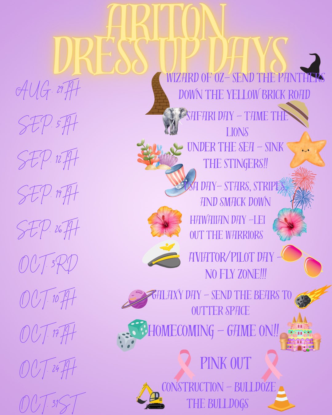 dress up days