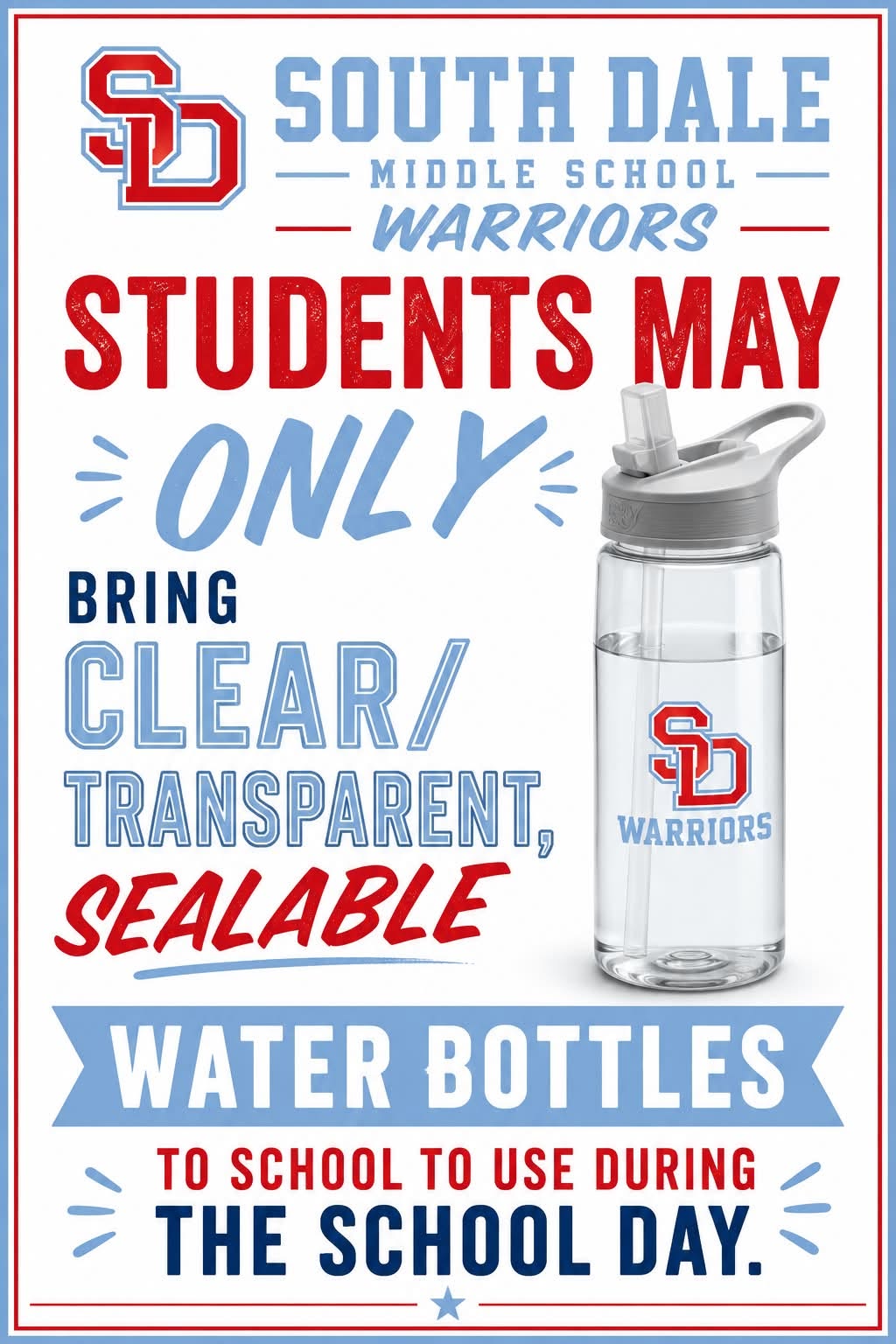 water bottle