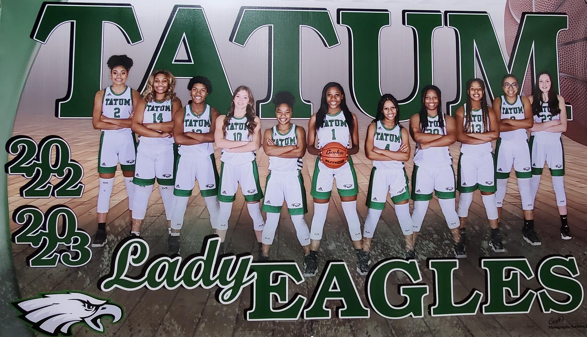 Lady Eagles Basketball Team Photo