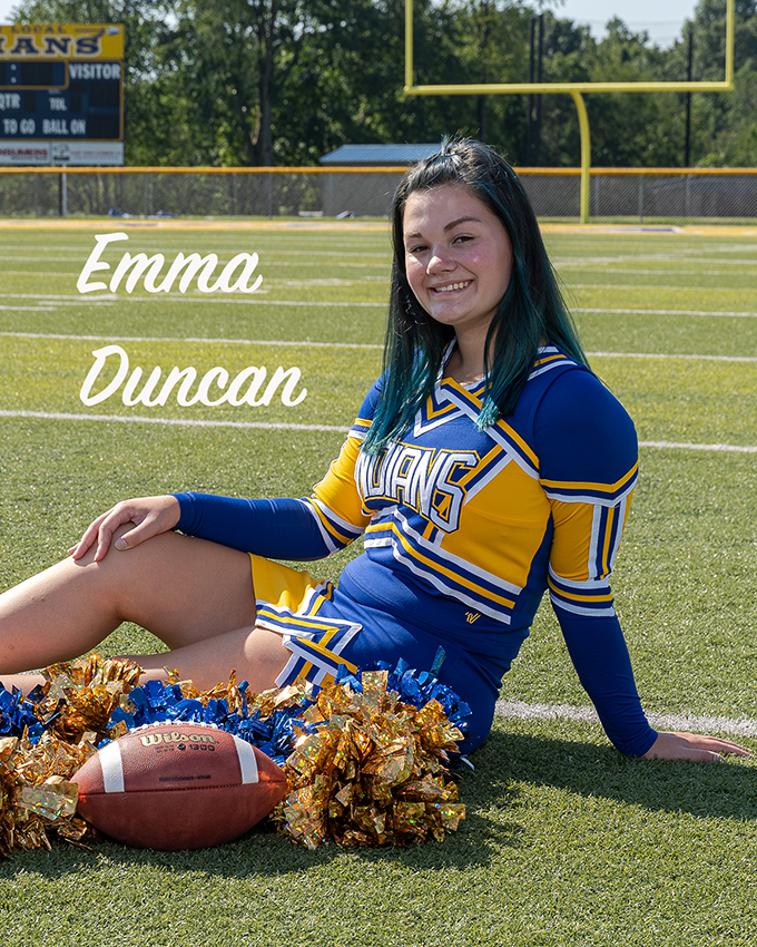 senior Emma Duncan
