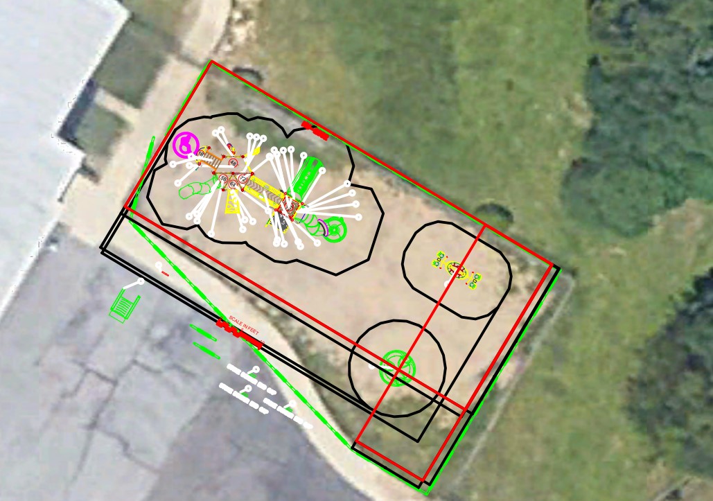 Ariel View of the New Playground
