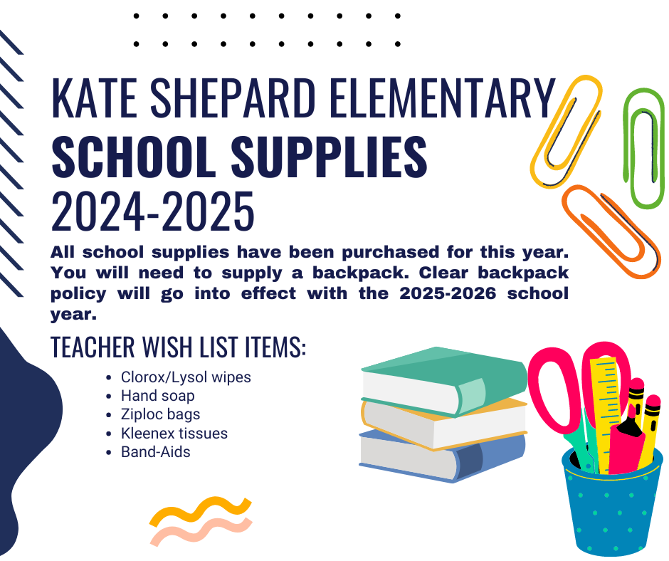 2024-2025 School Supplies
