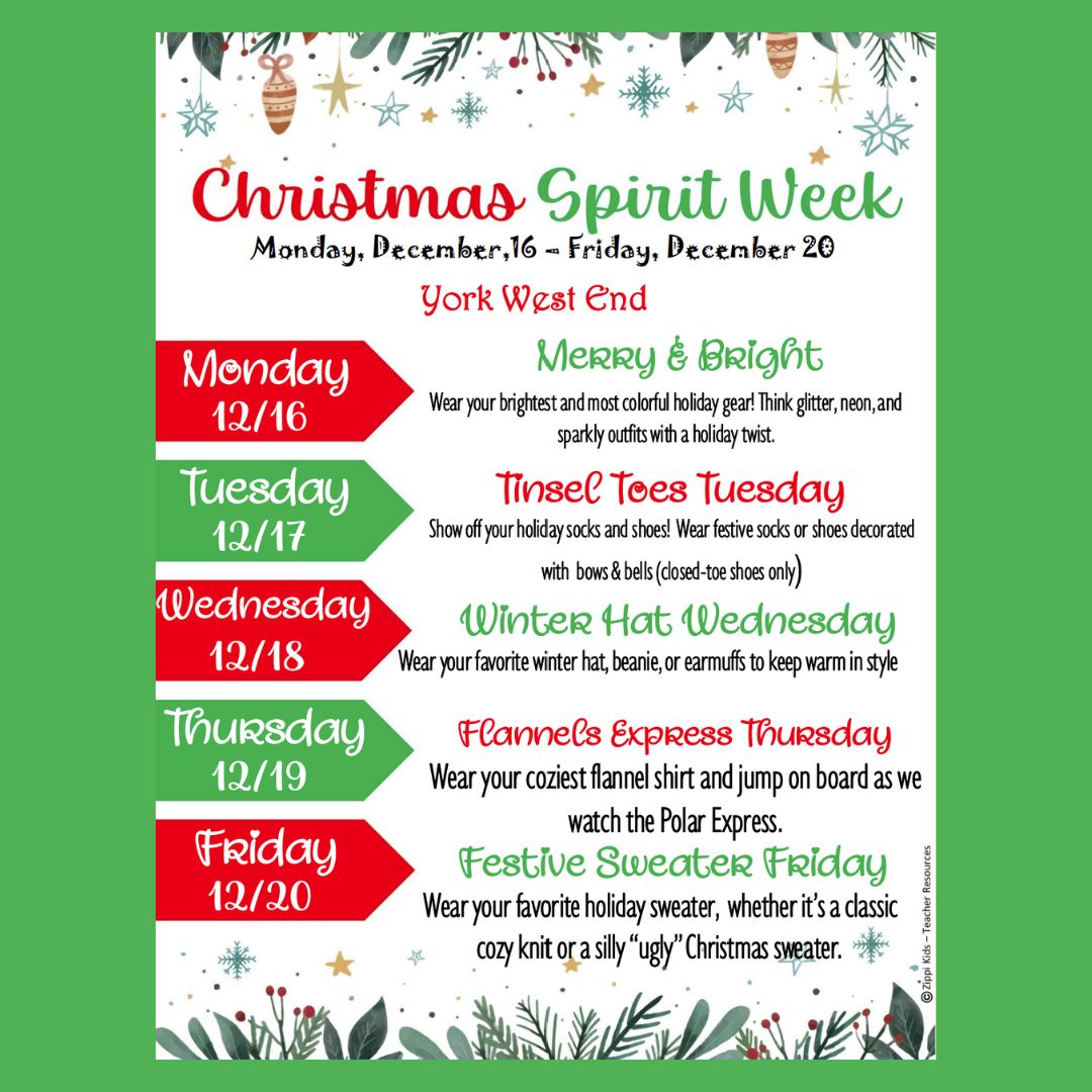 Christmas Spirit Week