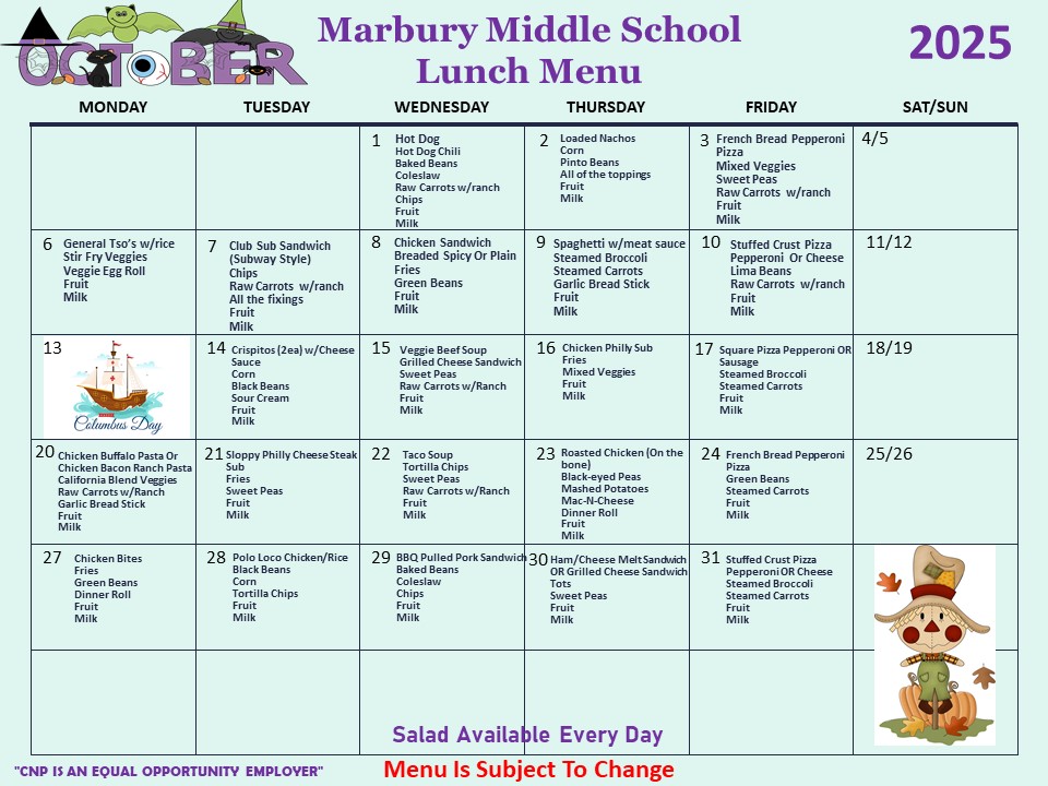 October lunch 2025