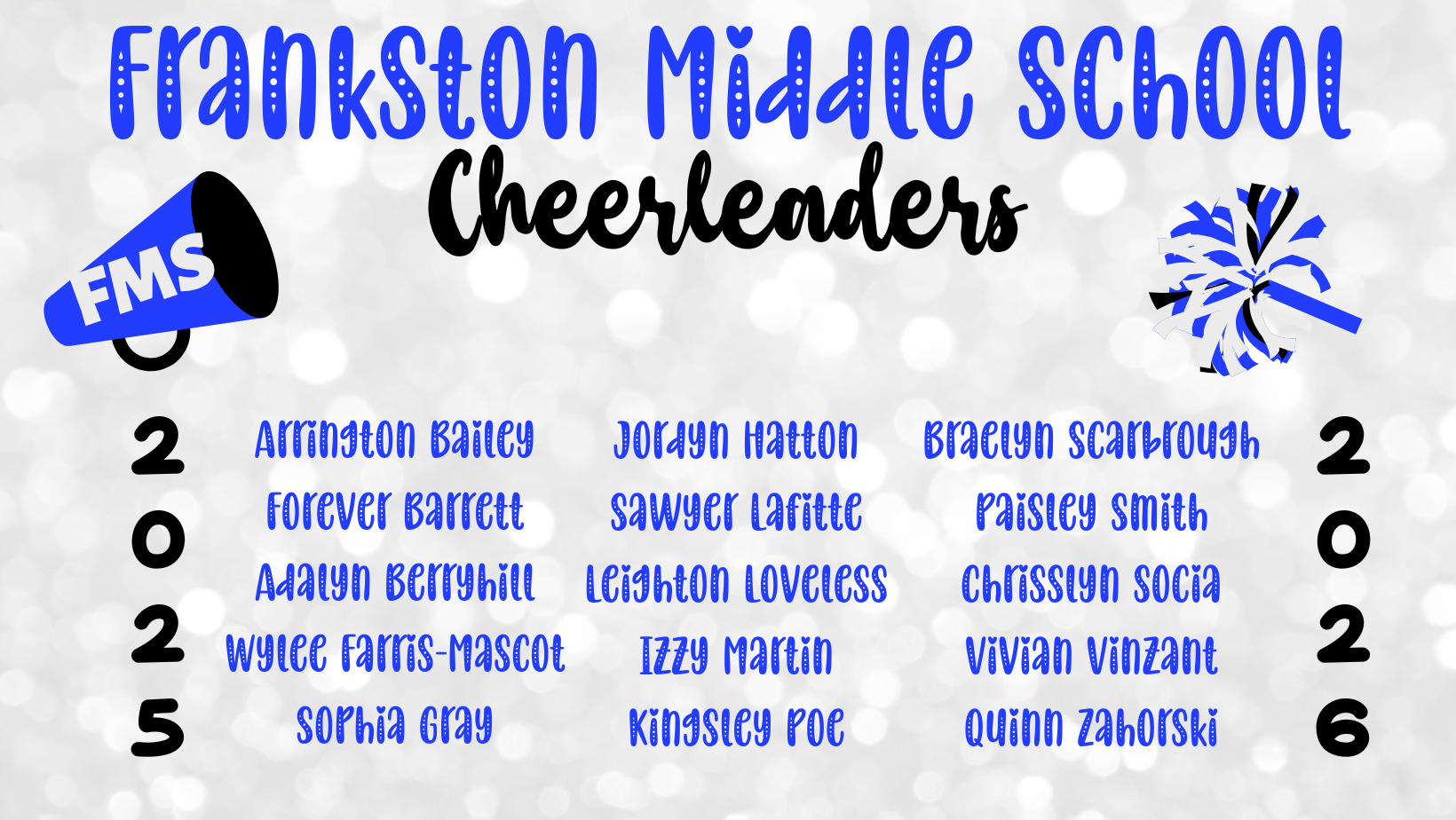 MS Cheer Results