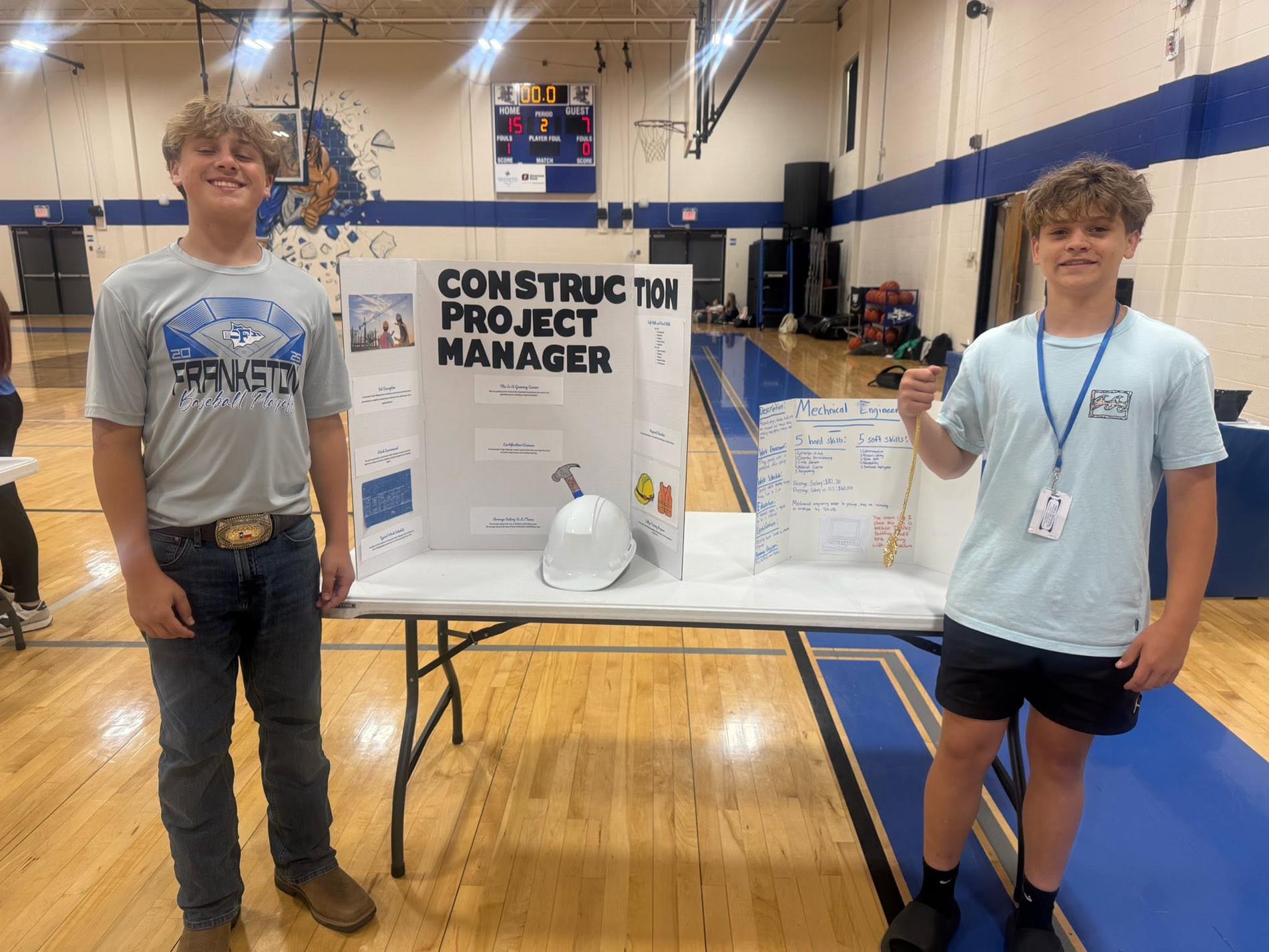 student at middle school career exploration program