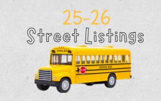 25-26 Street Listings