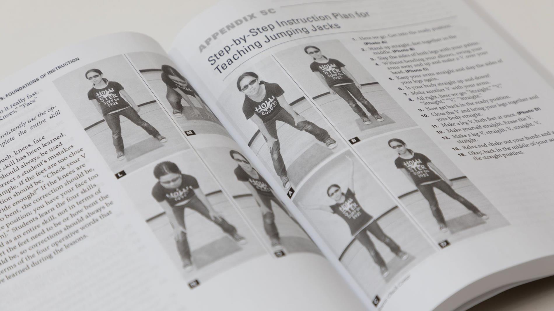 a photo of PE book open