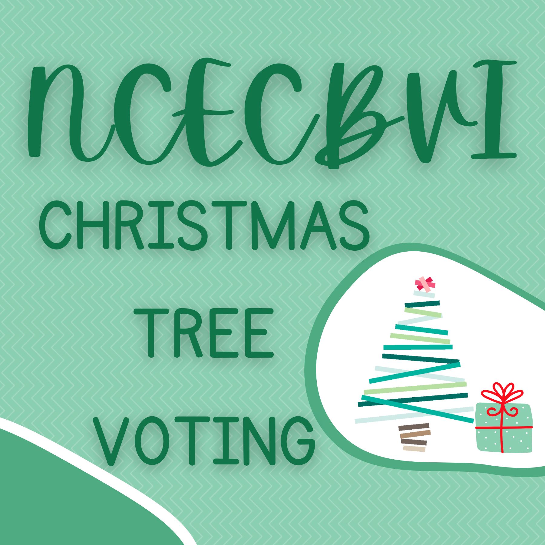 NCECBVI Christmas Tree Voting image