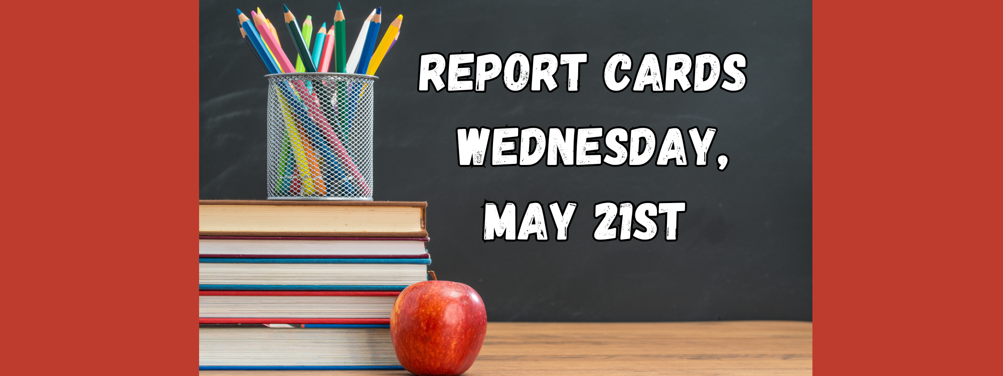 report cards chalkboard