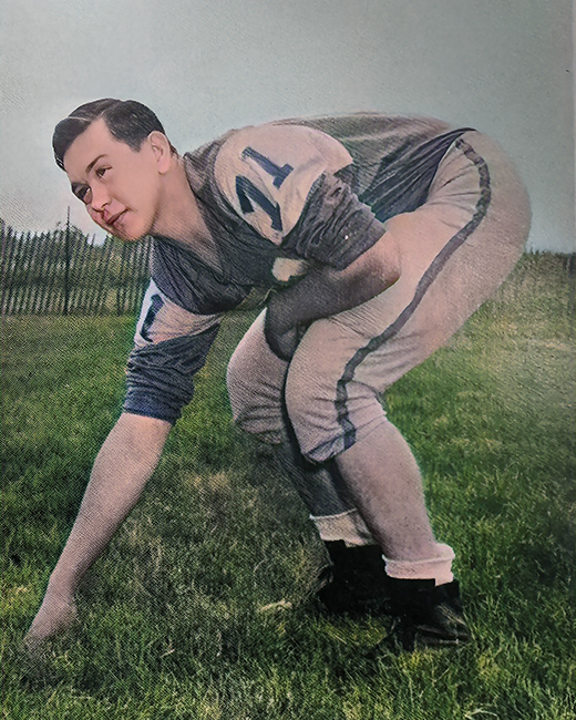 John Eastham, senior football player