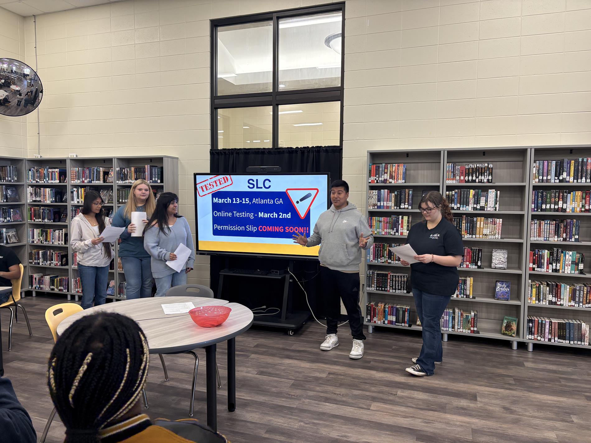 Officers Leading the Meeting