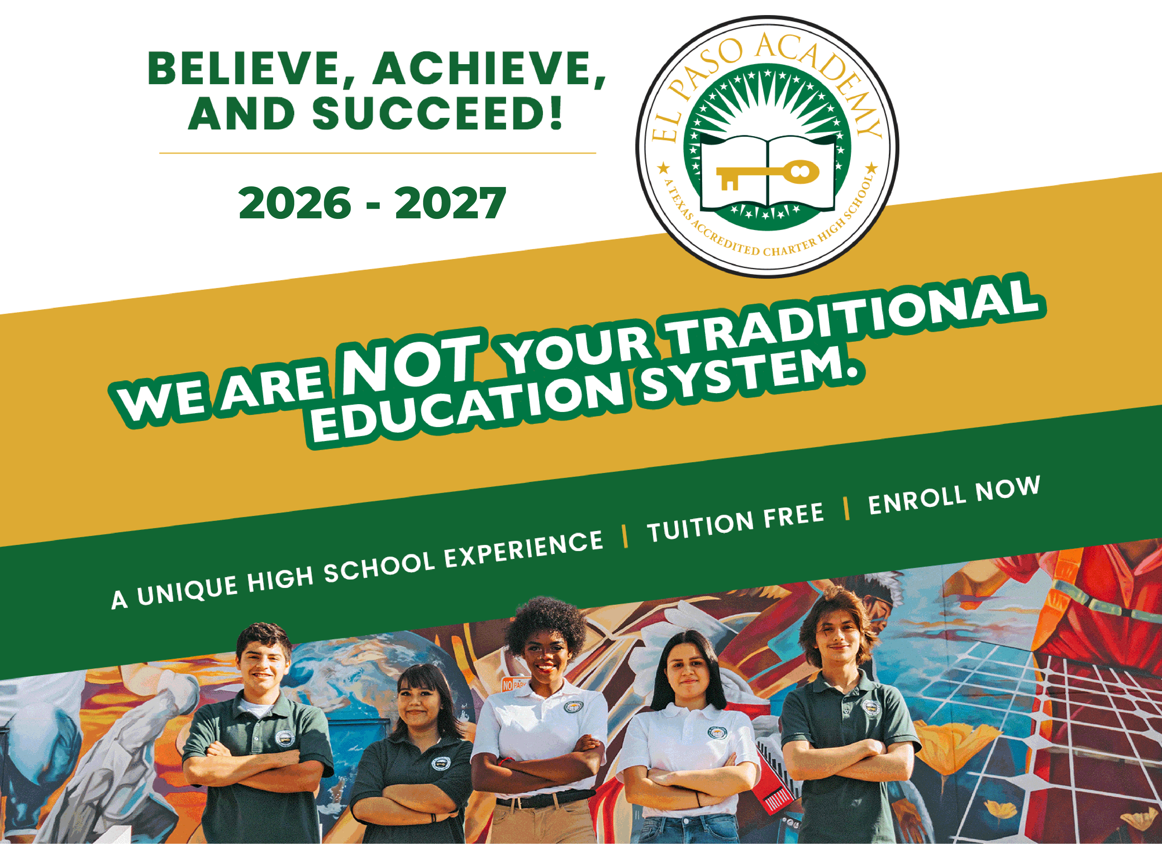 We are Not your traditional education system