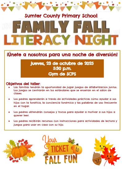 Translated Family Literacy Night