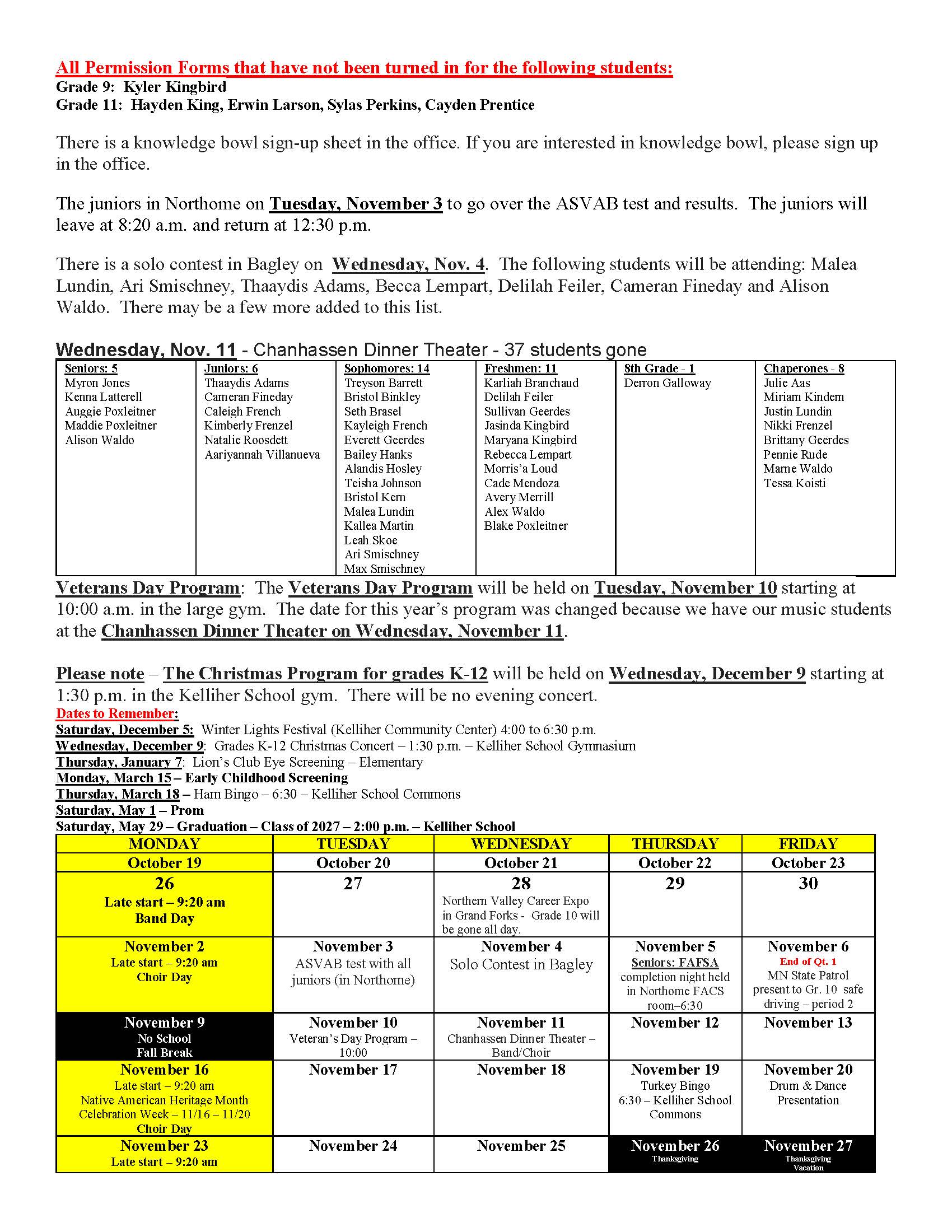 bulletin