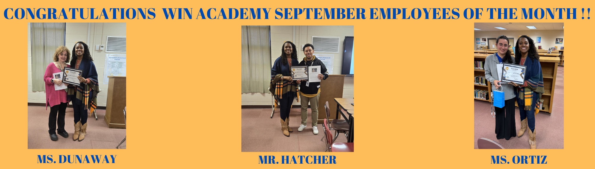 September Teacher of the Month 2025