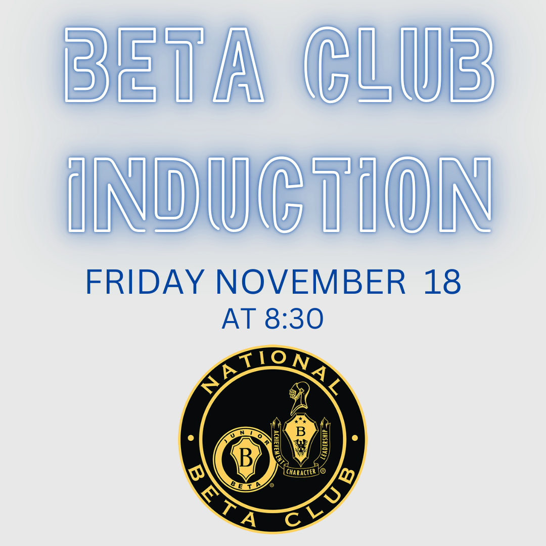 Beta Club Induction