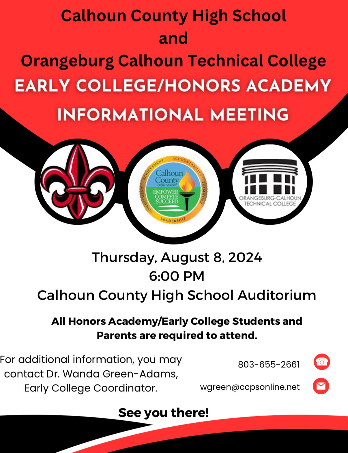 Early College and Honors Academy Informational Meeting